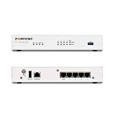 Fortinet FG-30E 1xGE WAN, 4xGE LAN, 5 x GE RJ45 ports (Including 1 x WAN  port, 4 x Switch ports), Max managed FortiAPs (Total / Tunnel) 2 / 2