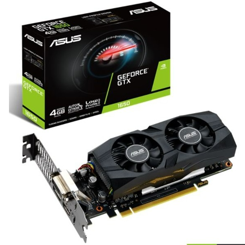 Asus Geforce Gtx 1650 Low Profile Single Slot GTX10 GTX1650 4GB 4K