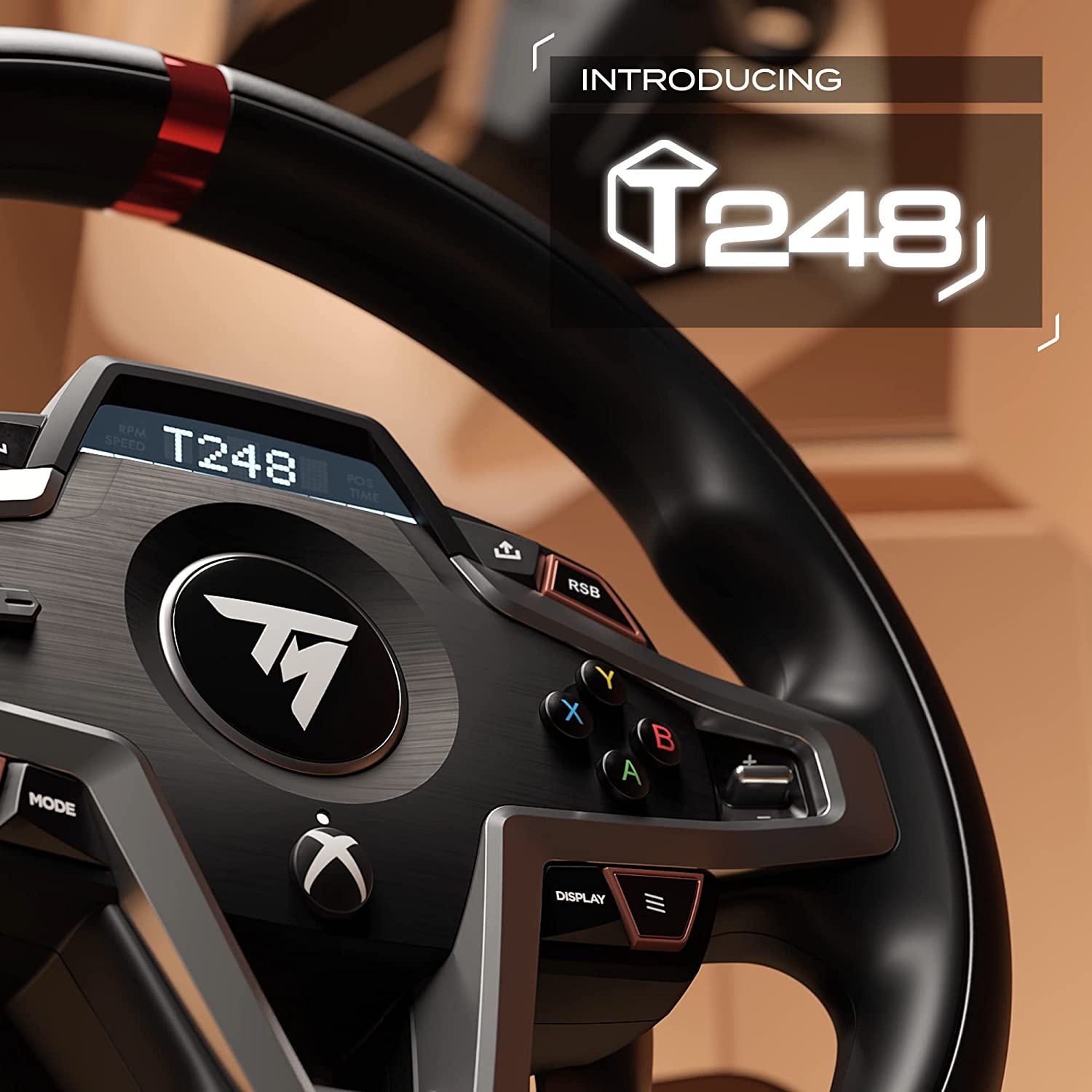 Thrustmaster T248, Magnetic Paddle Shifters, Dynamic Force Feedback,  Racing
