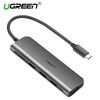 ადაპტერი UGREEN CM136 (50209) USB Type C to HDMI + USB 3.0*3 + PD Power Converter-image | Hk.ge