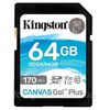 მეხსიერების ბარათი: Kingston SDG3/64GB micro SDXC C10 64GB-image | Hk.ge