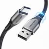 კაბელი Vention CODHG USB-C to USB 2.0-A Cable 1.5M Gray Aluminum Alloy Type，3A CODHG-image | Hk.ge