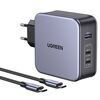 დამტენი UGREEN CD289 (90549), 140W, USB, USB-C, Gray-image | Hk.ge
