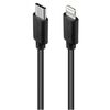 კაბელი: Acme CB1061 USB-C to Lightning Cable 1m 20W Black-image | Hk.ge