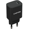 დამტენი Wall Charger/ Type- C / Canyon 20W wall charger CNE-CHA20B02 USB-C Black-image | Hk.ge