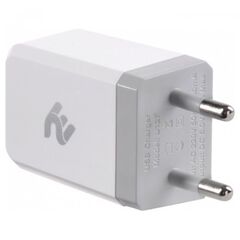 დამტენი 2E Wall Charge USB Wall Charger USB:DC5V/2.1A, white 2E-WC1USB2.1A-W-image | Hk.ge