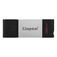 ფლეშ მეხსიერება Kingston 32GB USB-C 3.2 Gen 1 DT80 DT80/32GB-image | Hk.ge