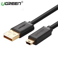 USB კაბელი UGREEN US132 (10386) USB 2.0 A Male to Mini 5 Pin Male Cable 3m (Black)-image | Hk.ge
