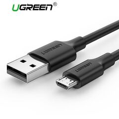 USB კაბელი UGREEN US289 (60137) 1.5m usb 2.0 male to micro usb data cable black 60137-image | Hk.ge