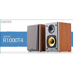 სტუდიური მონიტორი დინამიკი Edifier Studio R1000T4B 2.0 bookshelf speaker Brown R1000T4Brown-image | Hk.ge