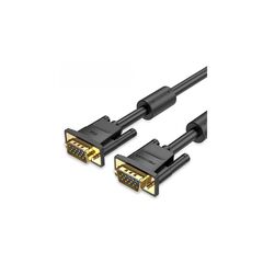 VGA/DVI კაბელი Vention DAEBF VGA(3+6) Male to Male Cable with ferrite cores 1M Black DAEBF-image | Hk.ge