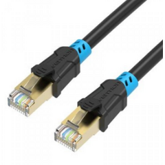 პაჩკორდი Vention VAP-A06-B3500 CAT6a SSTP Patch Cord Cable 35M Black VAP-A06-B3500-image | Hk.ge