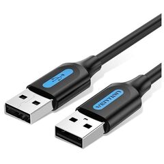 USB კაბელი Vention COSBF USB 2.0 C Male to Male Cable 1M Black PVC Type COSBF-image | Hk.ge
