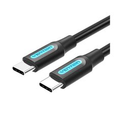 USB კაბელი Vention COSBG USB 2.0 C Male to Male Cable 1.5M Black PVC Type COSBG-image | Hk.ge