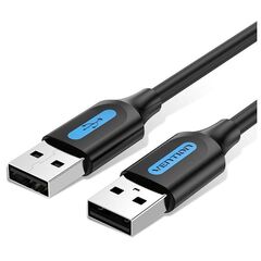 USB კაბელი Vention COJBF USB 2.0 A Male to A Male Cable 1M Black PVC Type COJBH-image | Hk.ge