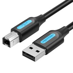 USB კაბელი VENTION COQBH USB 2.0 A Male to B Male Cable 2M Black PVC Type COQBH-image | Hk.ge