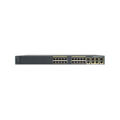 სვიჩი: Cisco WS-C2960+24PC-S - 24xFast Ethernet POE + 2xGigabit + 2xSFP პორტი, Lan Lite (370W)-image | Hk.ge