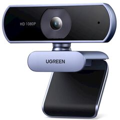 ვებკამერა UGREEN 15728, 2Mp, FHD, Built-in Microphone, Webcam, Gray/Black-image | Hk.ge