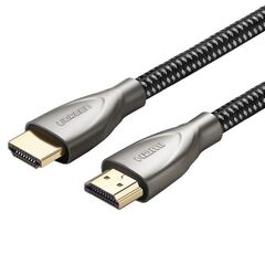 HDMI კაბელი UGREEN HDMI Carbon Fiber Zinc Alloy Cable 2m (Gray)-image | Hk.ge