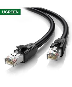ქსელის კაბელი UGREEN NW121 (80787) Pure Copper Patch Cord Cat8 RJ45 Ethernet Cable 0.5M (Black)-image | Hk.ge