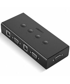 სვიჩი UGREEN (50280) 4-Port USB KVM Switch Box-image | Hk.ge