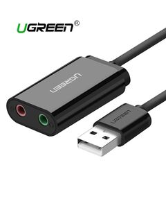 USB ხმის ბარათი US205 (30724) Ugreen USB Sound Card External 3.5mm USB USB Adapter-image | Hk.ge
