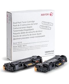 Cartridge/ Xerox Original/ Xerox 106R04349 Toner Cartridge Dual Pack Black For B205, B21, B210 (3000 pages) 122364-image | Hk.ge