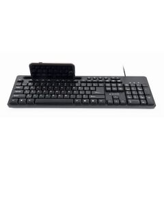 კლავიატურა: Gembird KB-UM-108 Multimedia keyboard with phone stand 119386-image | Hk.ge