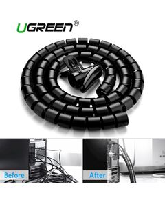 კაბელ მენეჯმენტი UGREEN LP121 (30819) Protection Tube DIA 25mm 3m (Black),LP121 30819-image | Hk.ge