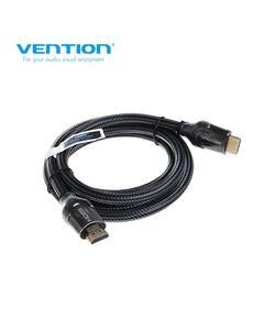 HDMI/Dport კაბელი Vention VAA-B05-B300 Nylon Braided HDMI Cable 3M Black Metal Type VAA-B05-B300-image | Hk.ge