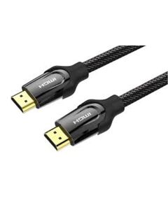 HDMI/Dport კაბელი Vention VAA-B05-B800 Nylon Braided HDMI Cable 8M Black Metal Type VAA-B05-B800-image | Hk.ge