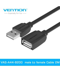 ადაპტერი Vention VAS-A44-B200 USB2.0 male to female Cable VAS-A44-B200-image | Hk.ge