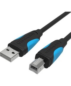 ადაპტერი Vention VAS-A16-B800 USB2.0 A Male to B Male Print Cable with 2*Ferrite Core 8M Black VAS-A16-B800-image | Hk.ge