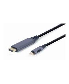 კაბელი: Gembird CC-USB3C-HDMI-01-6 USB Type-C to HDMI display Adapter cable 1.8 m-image | Hk.ge