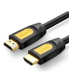 HDMI კაბელი UGREEN HD101 (10129) Round HDMI Cable 2m (Yellow/Black)-image | Hk.ge