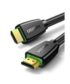 HDMI კაბელი UGREEN HD118 (40410) High-End HDMI Cable with Nylon Braid 2m (Black)-image | Hk.ge