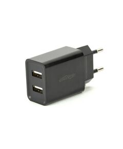 დამტენი: Gembird EG-U2C2A-03-BK 2-Port Universal USB Charger 2.1 A Black-image | Hk.ge