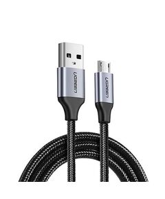 USB კაბელი UGREEN US290 (60148) USB 2.0 to Micro USB Cable, 2m, Black-image | Hk.ge