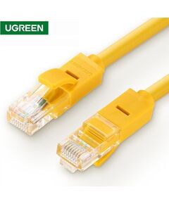 პაჩკორდი: UTP LAN კაბელი UGREEN NW103 (11231) Cat5e Patch Cord UTP Lan Cable, 2m, Yellow-image | Hk.ge