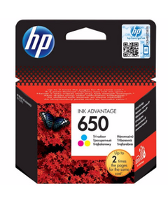 კარტრიჯი: HP 650 Tri-color Original Ink Advantage Cartridge-image | Hk.ge
