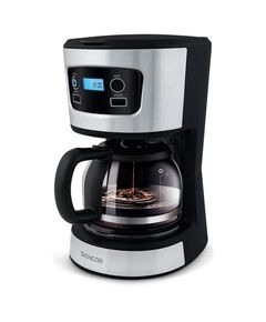 ყავის აპარატი Coffee Maker/ Sencor SCE 3700BK Coffee Maker, Ideal for Brewing 8 Cups of Coffee at Once, 0.75 Litre Water Tank, Glass Kettle, 700watt, 210 × 195 × 265, 1,3kg-image | Hk.ge