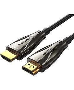 კაბელი: VENTION ALABAE Optical HDMI Male to Male HD Cable 60M Black Zinc Alloy Type-image | Hk.ge