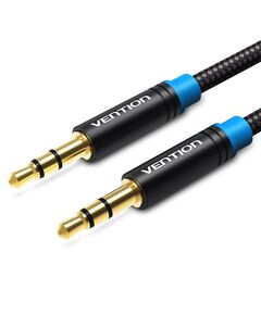 აუდიო კაბელი: Logilink CAB1103 Audio cable 3.5 mm to 2x RCA/M metal black 1 m-image | Hk.ge