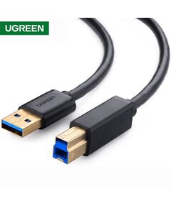 პრინტერის კაბელი UGREEN US210 (10372) USB-B 3.0 Type B to Type A Print Cable 2m (Black)-image | Hk.ge