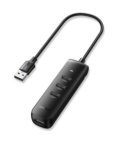 USB ჰაბი UGREEN CM416 (10915) 4-Port USB3.0 Splitter, 0.25m, Black-image | Hk.ge