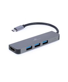ადაპტერი: Gembird A-CM-COMBO2-01 USB Type-C 2-in-1 multi-port adapter (Hub + HDMI)-image | Hk.ge