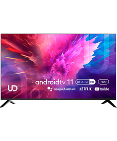 ტელევიზორი:TV/ LED/ UDTV/ TV 50''(127cm)/ UDTV 50U6210 Android11 16:9 4K  6ms 178*/178* 260cd/m2 1300:1 BT5.0 DVB-T/T2/C/S/S2 WiFi RJ45, Cl+ HDMIx2 USB2.0 2x8W