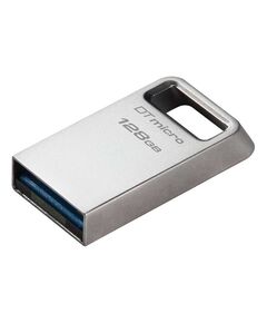 ფლეშ მეხსიერება Kingston 128GB USB 3.2 Gen1 DT Micro R200MB/s Metal-image | Hk.ge