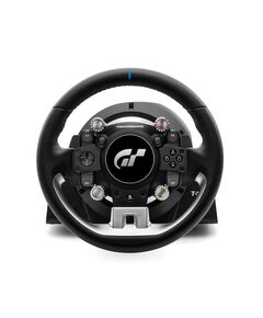 სათამაშო საჭე: Thrustmaster  T-GT II EMEA (Eu+UK Cable) Racing Wheel with Set of 3 Pedals, PS5, PS4, PC, Real-Time Force Feedback, Brushless 40-Watt Motor, Dual-Belt