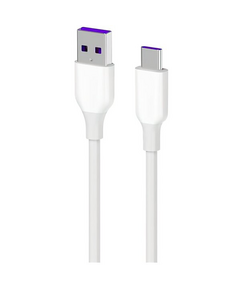 კაბელი 2E Cable USB-A - USB-C Glow 1m White-image | Hk.ge